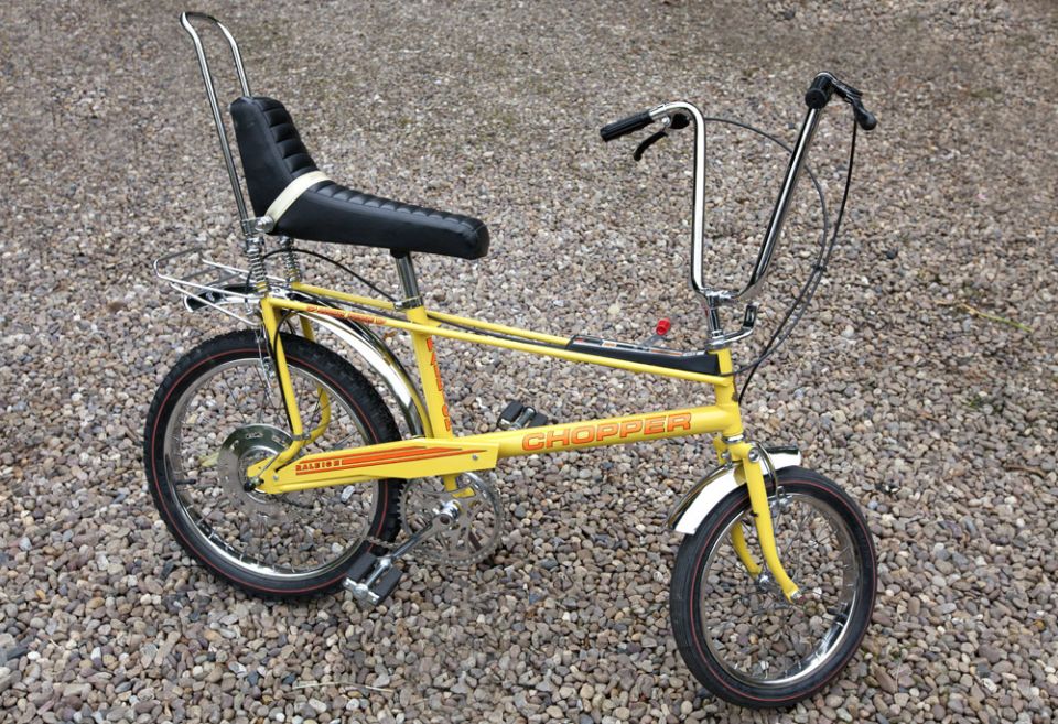 yellow raleigh chopper