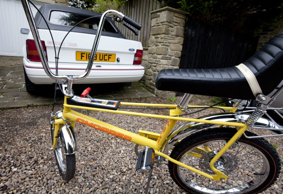 yellow raleigh chopper